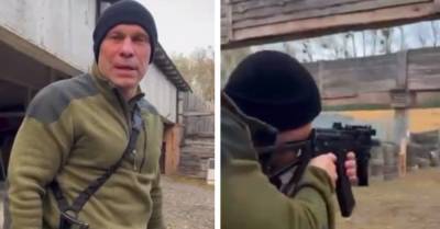 Степан Бандер - Кива в честь дня освобождения Киева от нацистов расстрелял портрет Бандеры (видео) - sharij.net - Украина - Киев