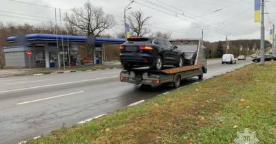 В Харькове копы изъяли Jaguar у нарушителя ПДД, не уплатившего штраф - dsnews.ua - Украина - Харьковская обл. - Харьков