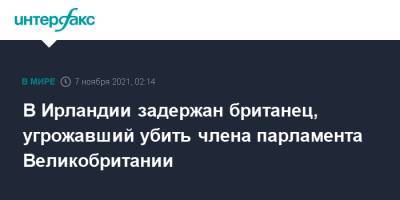 В Ирландии задержан британец, угрожавший убить члена парламента Великобритании - interfax.ru - Москва - Англия - Ирландия - Дублин - Великобритания