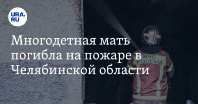 Многодетная мать погибла на пожаре в Челябинской области. Фото - ura.news - Челябинская обл.