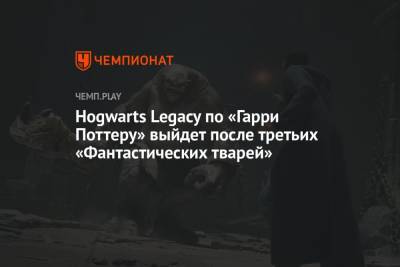 Гарри Поттер - Hogwarts Legacy по «Гарри Поттеру» выйдет после третьих «Фантастических тварей» - championat.com