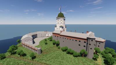 Энтузиаст строит «кубический» Выборг в Minecraft — фото - ivbg.ru - Украина - Ярославль - Выборг - Ленобласть