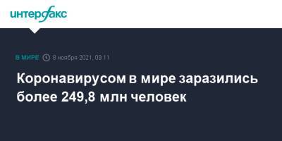 Джонс Хопкинс - Коронавирусом в мире заразились более 249,8 млн человек - interfax.ru - Москва - США - Бразилия - Индия