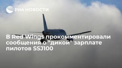 Сергей Скуратов - Red Wings: зарплаты пилотов SSJ100 в компании находятся на уровне рынка - ria.ru - Москва - Россия
