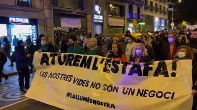 В Испании начались протесты против подорожания электроэнергии - lenta.ua - Украина - Испания