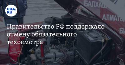 Правительство РФ поддержало отмену обязательного техосмотра - ura.news - Россия