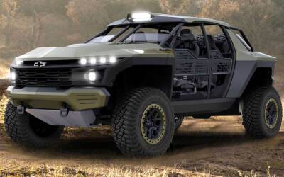 Зверский внедорожник Chevrolet на базе военной машины - zr.ru