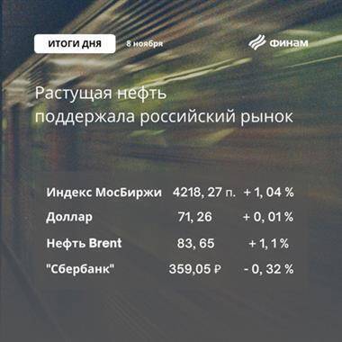 Итоги понедельника, 8 ноября: Российкий рынок в плюсе, но с покупками стоит повременить - smartmoney.one