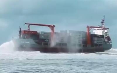 У берегов Находки сел на мель панамский контейнеровоз. Проводится спасательная операция - znak.com - Россия - Приморье край - Панама - Владивосток - Находка