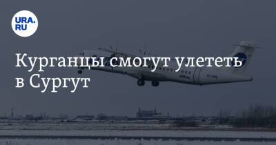 Курганцы смогут улететь в Сургут - ura.news - Ханты-Мансийск - Сургут - Курган