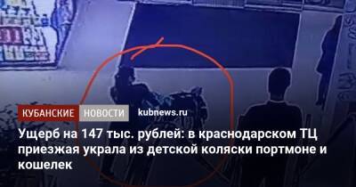 Ущерб на 147 тыс. рублей: в краснодарском ТЦ приезжая украла из детской коляски портмоне и кошелек - kubnews.ru - Россия - Краснодарский край - Краснодар - Калуга