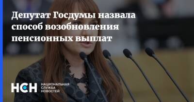 Светлана Бессараб - Депутат Госдумы назвала способ возобновления пенсионных выплат - nsn.fm - Россия
