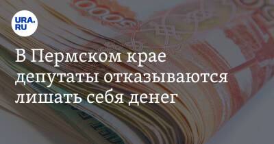 В Пермском крае депутаты отказываются лишать себя денег - ura.news - Пермский край
