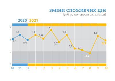 Ценовое ралли замедляется. Октябрьская инфляция снизилась до 10,9% — Госстат - thepage.ua - Украина
