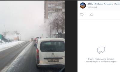 Густой туман образовался на Октябрьской набережной - neva.today - Санкт-Петербург