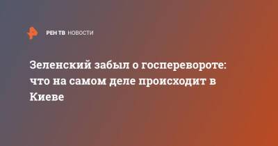 Владимир Зеленский - Виктория Нуланд - Зеленский забыл о госперевороте: что на самом деле происходит в Киеве - ren.tv - Украина - Киев