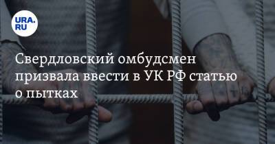 Татьяна Мерзлякова - Свердловский омбудсмен призвала ввести в УК РФ статью о пытках - ura.news - Россия - Екатеринбург - Свердловская обл.