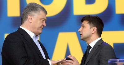 Владимир Зеленский - Петр Порошенко - Зеленский проходит во второй тур выборов вместе с лидером антирейтинга Порошенко — опрос - focus.ua - Украина