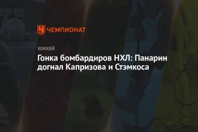 Артемий Панарин - Кирилл Капризов - Стивен Стэмкос - Мик Зибанеджад - Алекси Лафренье - Гонка бомбардиров НХЛ: Панарин догнал Капризова и Стэмкоса - championat.com - Россия - Нью-Йорк - шт. Миннесота