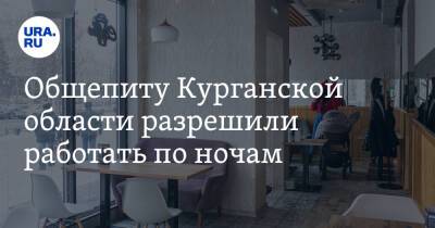 Общепиту Курганской области разрешили работать по ночам - ura.news - Курганская обл.