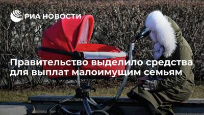 Михаил Мишустин - Правительство выделило около 14 миллиардов рублей для выплат малообеспеченным семьям - ria.ru - Москва - Россия