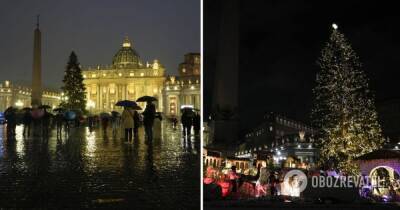 Рождественская елка в Ватикане - церемония открытия, фото и видео - obozrevatel.com - Италия - Перу - Ватикан - Ватикан