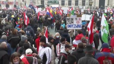 Джо Байден - Австрия - В Европе не прекращаются массовые протесты противников вакцинации - ru.euronews.com - Австрия - США - Испания - Мадрид - Вена
