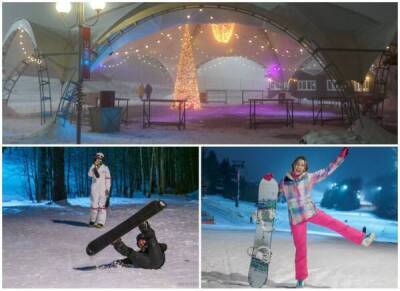Дождь, а люди на лыжах катаются: посмотрите, какая обстановка в горнолыжных комплексах под Минском - skuke.net - Минск - Минск - Интересно