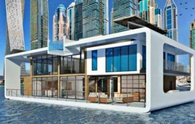Как будет выглядеть новый роскошный плавучий отель в Дубае. ФОТО - enovosty.com - Эмираты