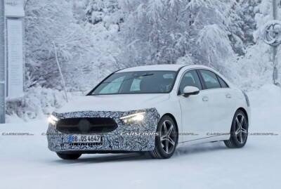 Шпионы заметили обновленный седан Mercedes-Benz A-Class - autonews.ua - Украина
