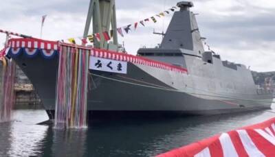 Японский флот спустил на воду новейший фрегат собственного производства - enovosty.com - Япония