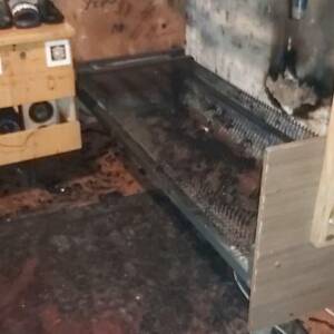 В Бердянске загорелось общежитие. Фотофакт - reporter-ua.com - Украина - Запорожская обл. - Бердянск - Бердянск