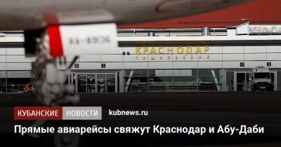 Прямые авиарейсы свяжут Краснодар и Абу-Даби - kubnews.ru - Москва - Краснодарский край - Краснодар - Эмираты - Абу-Даби - Оман - Бахрейн - Краснодар - Abu Dhabi