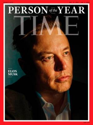 Илон Маск - Журнал Time признал бизнесмена Илона Маска человеком года - bin.ua - США - Украина