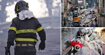 Обрушение домов в Италии – погибли семь человек, пропавших ищут – фото - obozrevatel.com - Италия