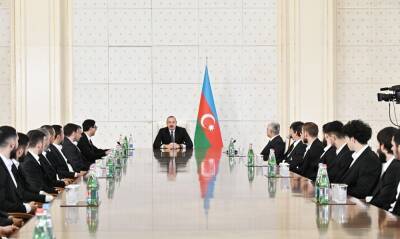 Ильхам Алиев - Президент Ильхам Алиев - Президент Ильхам Алиев: Мы набрались сил, нанесли врагу такой удар, что весь мир уже не может сказать ни слова о нашей Победе - trend.az - Азербайджан - Агдам