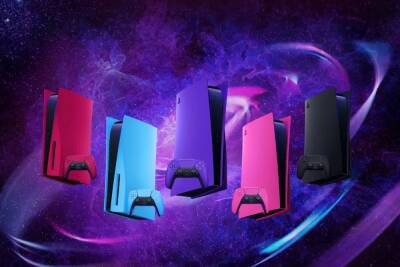 Sony анонсировала боковые панели для PlayStation 5 в пяти цветах и три новые расцветки DualSense - itc.ua - Украина