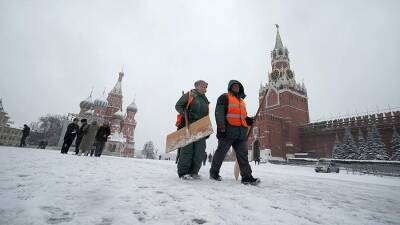 Евгений Тишковец - Рекордный за 28 лет снегопад обрушился на Москву - iz.ru - Москва - Россия - Израиль