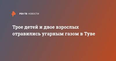 Трое детей и двое взрослых отравились угарным газом в Туве - ren.tv - респ.Тыва - Кызыл