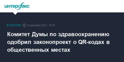 Дмитрий Хубезов - Комитет Думы по здравоохранению одобрил законопроект о QR-кодах в общественных местах - interfax.ru - Москва