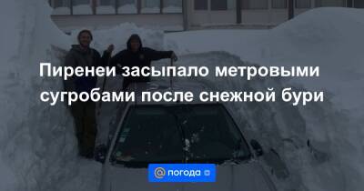 Екатерина Гура - Пиренеи засыпало метровыми сугробами после снежной бури - news.mail.ru