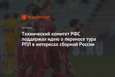 Борис Игнатьев - Арина Лаврова - Технический комитет РФС поддержал идею о переносе тура РПЛ в интересах сборной России - championat.com - Россия