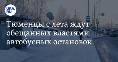 Тюменцы с лета ждут обещанных властями автобусных остановок - ura.news - Тобольск