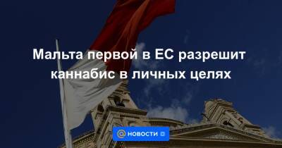 Мальта первой в ЕС разрешит каннабис в личных целях - news.mail.ru - Мальта - Reuters