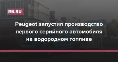 Peugeot запустил производство первого серийного автомобиля на водородном топливе - rb.ru - Франция