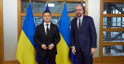 Владимир Зеленский - Шарль Мишель - Зеленский встретился с Мишелем и обсудил европейские перспективы Украины - kp.ua - Украина