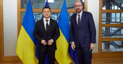 Владимир Зеленский - Шарль Мишель - Зеленский встретился с президентом Евросовета в Брюсселе - dsnews.ua - Россия - Украина - Брюссель
