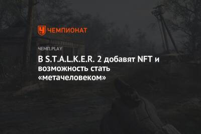 В S.T.A.L.K.E.R. 2 добавят NFT и возможность стать «метачеловеком» - championat.com