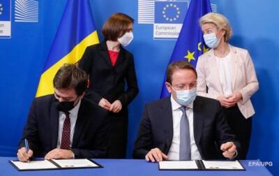 Майя Санду - Оливер Вархели - ЕС выделит Молдове 60 млн евро помощи при газовом кризисе - korrespondent.net - Украина - Молдавия - Ляйен