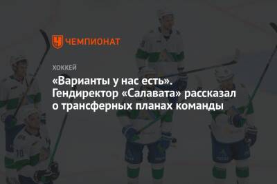 Ринат Баширов - Екатерина Василевич - «Варианты у нас есть». Гендиректор «Салавата» рассказал о трансферных планах команды - championat.com - Уфа - Казань